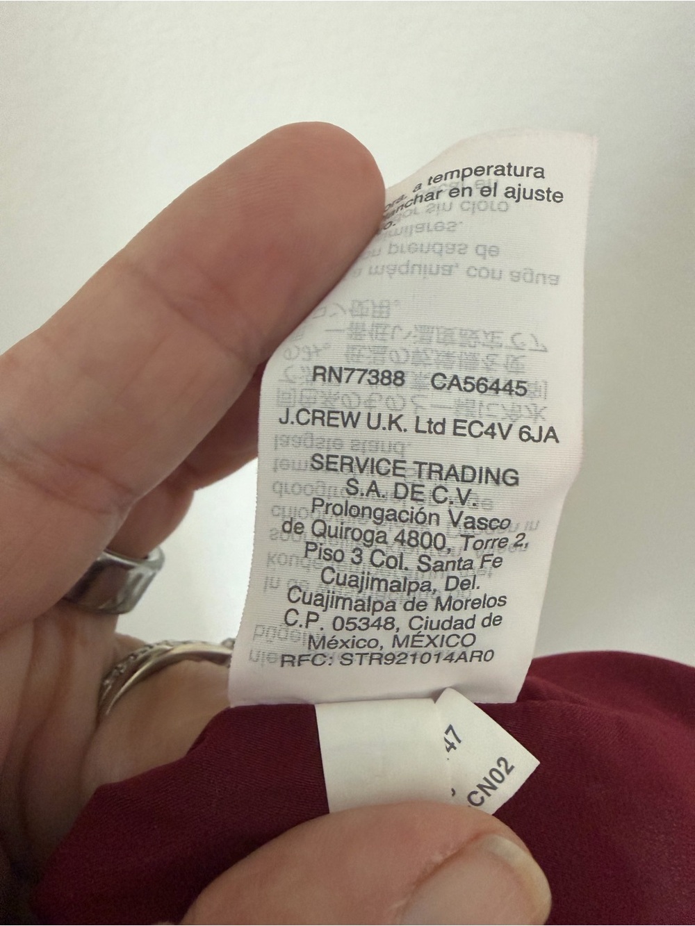Madewell Burgundy Floral V-Neck Mini Dress size 0 - Picture 12 of 14